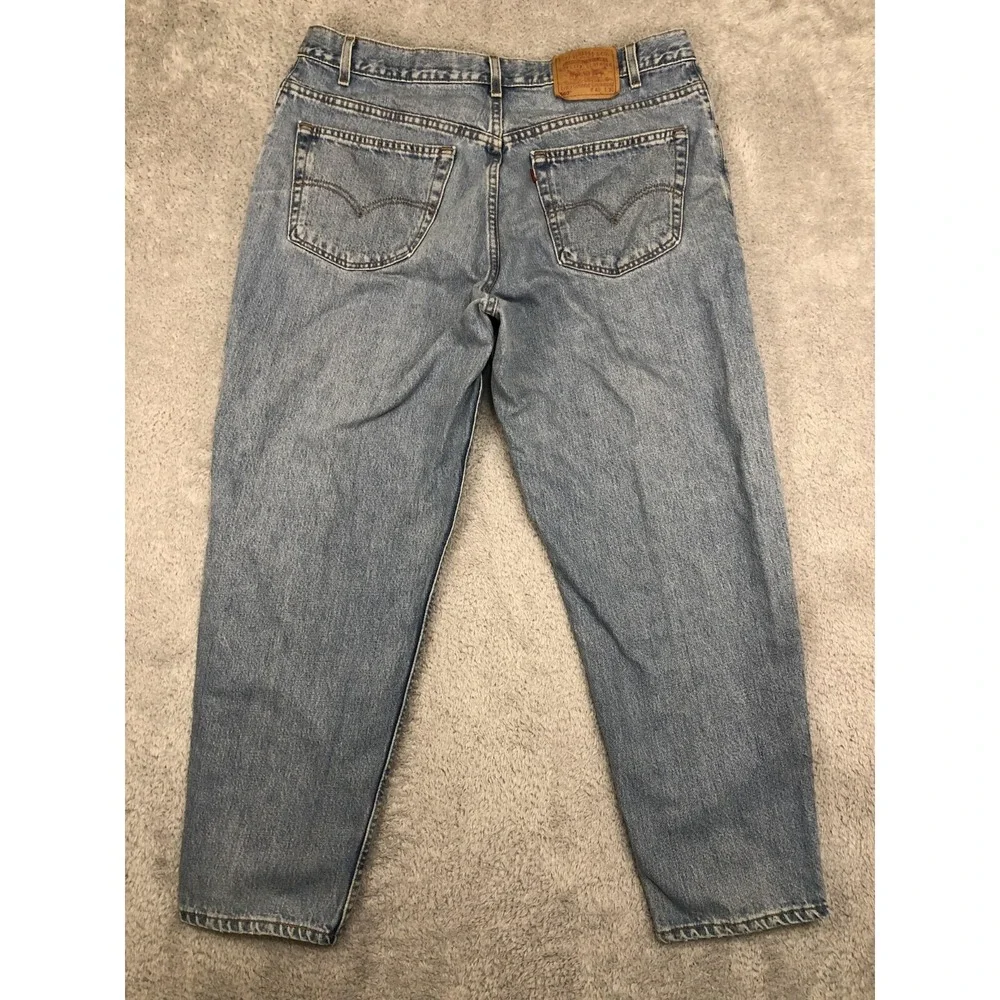 Levis 560 Jeans Men's 40x30 Vintage Loose Fit Tapered Leg Made in USA Blue